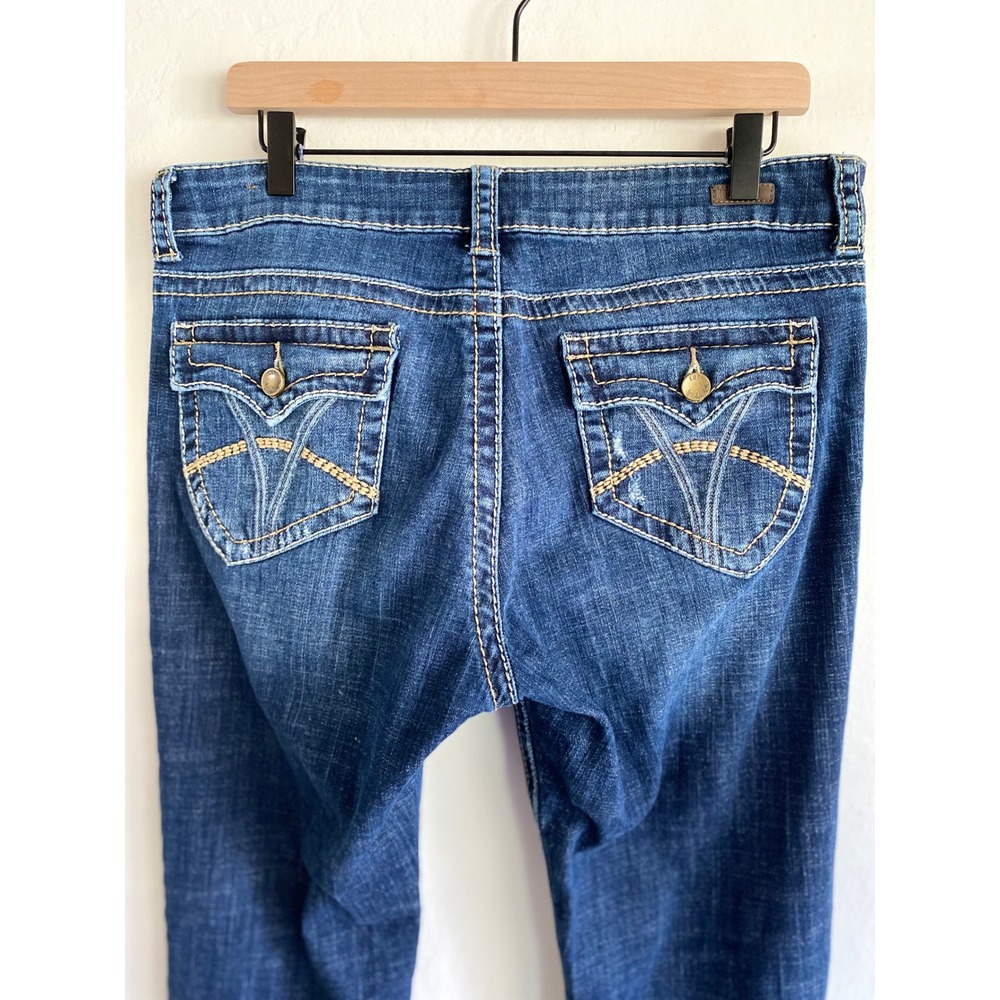 Kut from the Kloth Women's Boot Cut Jeans - Dark Blue - Picture 2 of 13